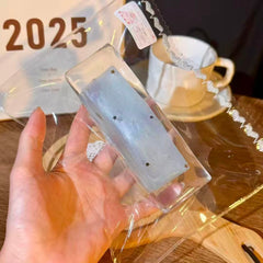 Clear Glitter Blue Long Ice Squishy-LIVE