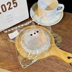 Clear Glitter Bear Squishy-LIVE