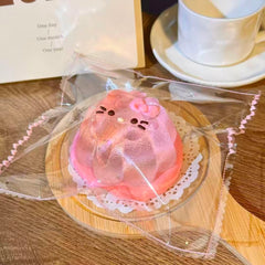 Clear Glitter HK Pudding Squishy-LIVE