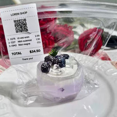 Clear Blueberry Cup Squishy-LIVE