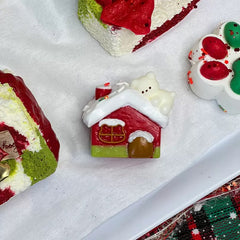 Christmas House Creamy Clay Slow Rebound Soft Squish Taba Squishy Sensory Fidget Toy for Stress Relief