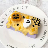 Halloween Pumpkin Goast Creamy Clay Slow Rebound Soft Squish Taba Squishy Sensory Fidget Toy for Stress Relief