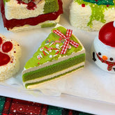 Christmas Basque Creamy Clay Slow Rebound Soft Squish Taba Squishy Sensory Fidget Toy for Stress Relief