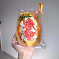 Peach Mint Croissant Creamy Clay Slow Rebound Soft Squish Taba Squishy Sensory Fidget Toy for Stress Relief