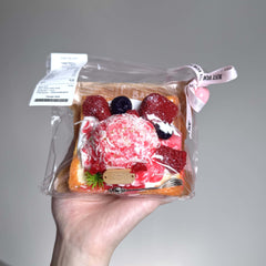 Strawberry Toast Taba Squishy-LIVE