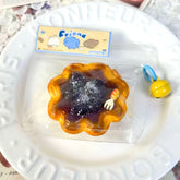 Blueberry Tart Creamy Clay Slow Rebound Soft Squish Taba Squishy Sensory Fidget Toy for Stress Relief