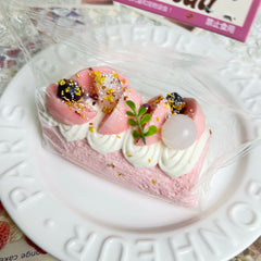 Peach Swiss Roll Creamy Clay Slow Rebound Soft Squish Taba Squishy Sensory Fidget Toy for Stress Relief