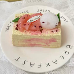 Peach Cake Creamy Clay Slow Rebound Soft Squish Taba Squishy Sensory Fidget Toy for Stress Relief