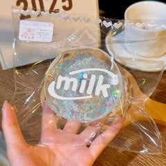 Clear Blue Glitter Milk-LIVE