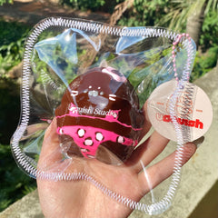【Usquish】Bikini Seal Brown Skin Pink Leopard Soft Cheese Texture Slow Rising