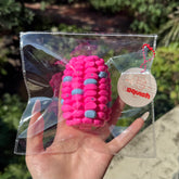 【Usquish】Hot Pink Corn Soft Cheese Texture Slow Rising Squishy