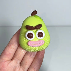 Mini Spoof Pear Creamy Clay Slow Rebound Soft Squish Taba Squishy Sensory Fidget Toy for Stress Relief