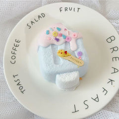 Ice Cream One Bite Creamy Clay Slow Rebound Soft Squish Taba Squishy Sensory Fidget Toy for Stress Relief