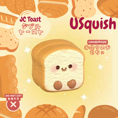 JC Toast Creamy Clay Slow Rebound Soft Squish Taba Squishy Sensory Fidget Toy for Stress Relief