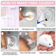 240ml Hamster Squishy DIY Material Kit Set