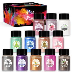 14g 20ml 12-color Mica Powder Squishy DIY Dyeing Material