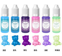 10ml 18/30 Color Macaron Color Essence Transparent Squishy DIY Dyeing Material