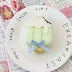 Ice Cream One Bite Creamy Clay Slow Rebound Soft Squish Taba Squishy Sensory Fidget Toy for Stress Relief