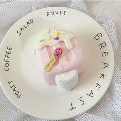 Ice Cream One Bite Creamy Clay Slow Rebound Soft Squish Taba Squishy Sensory Fidget Toy for Stress Relief