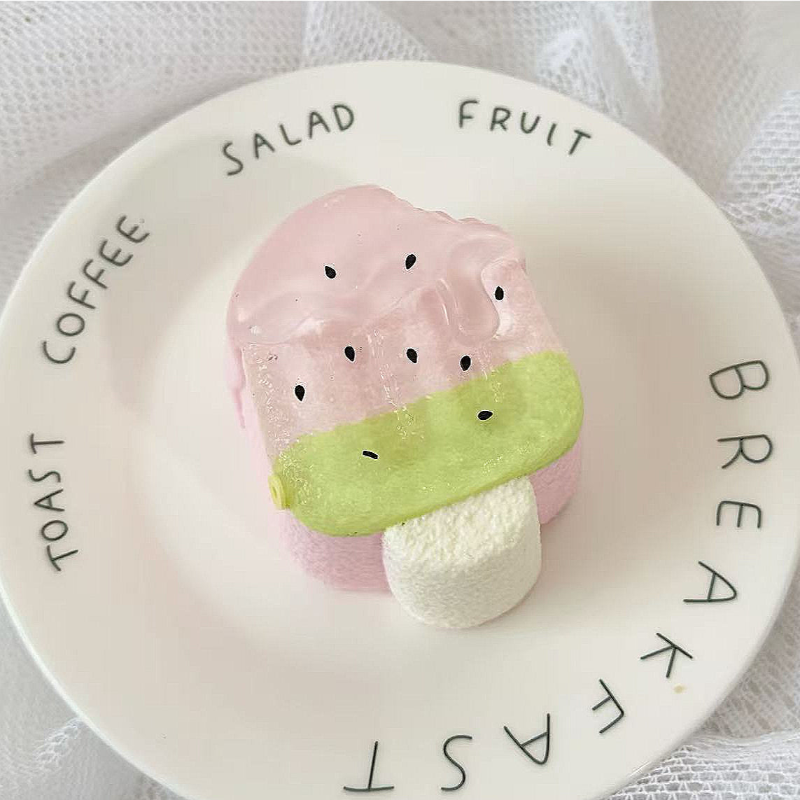 Ice Cream One Bite Creamy Clay Slow Rebound Soft Squish Taba Squishy Sensory Fidget Toy for Stress Relief