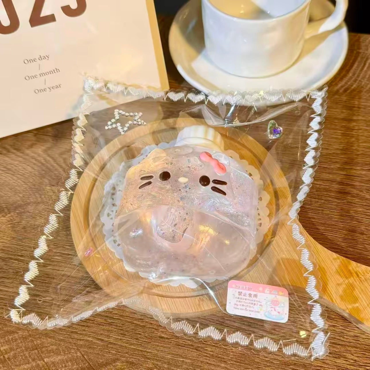 Clear Glitter HK Bottle Squishy-LIVE