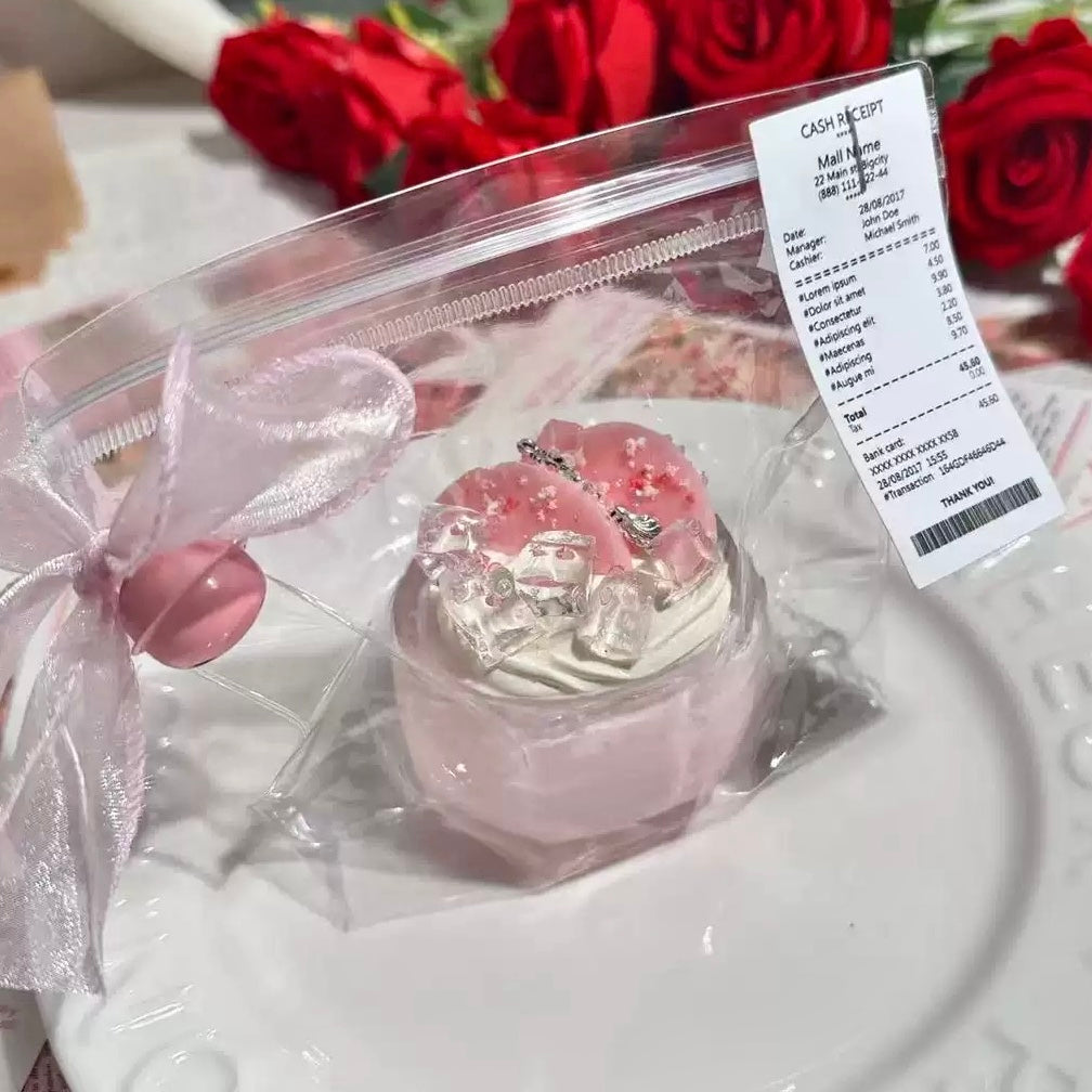 Clear Peach Cup Squishy-LIVE