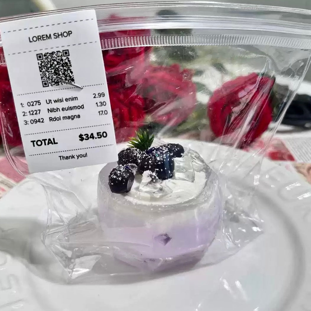 Clear Blueberry Cup Squishy-LIVE