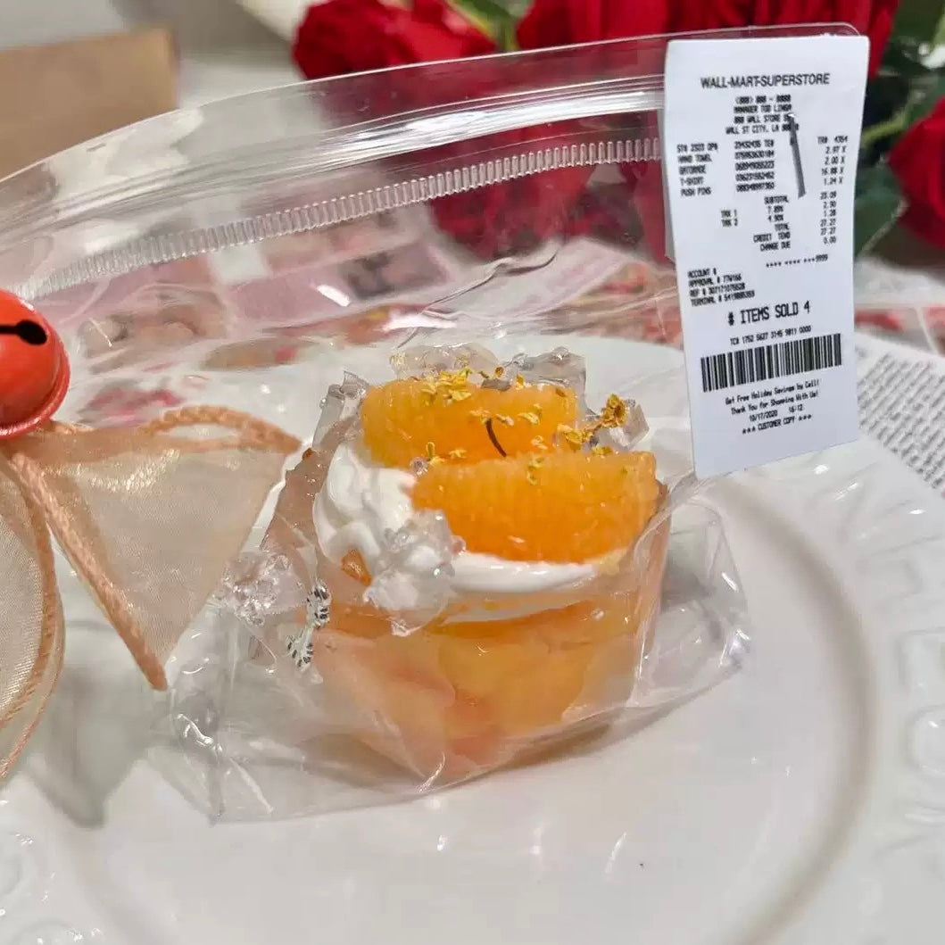 Clear Orange Cup Squishy-LIVE