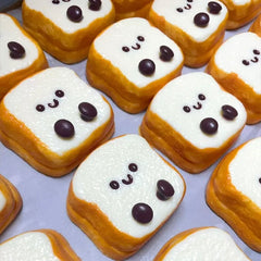 JC Toast Creamy Clay Slow Rebound Soft Squish Taba Squishy Sensory Fidget Toy for Stress Relief