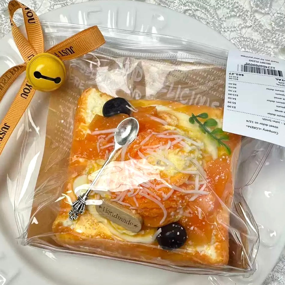 Mango French Toast Creamy Clay Slow Rebound Soft Squish Taba Squishy Sensory Fidget Toy for Stress Relief