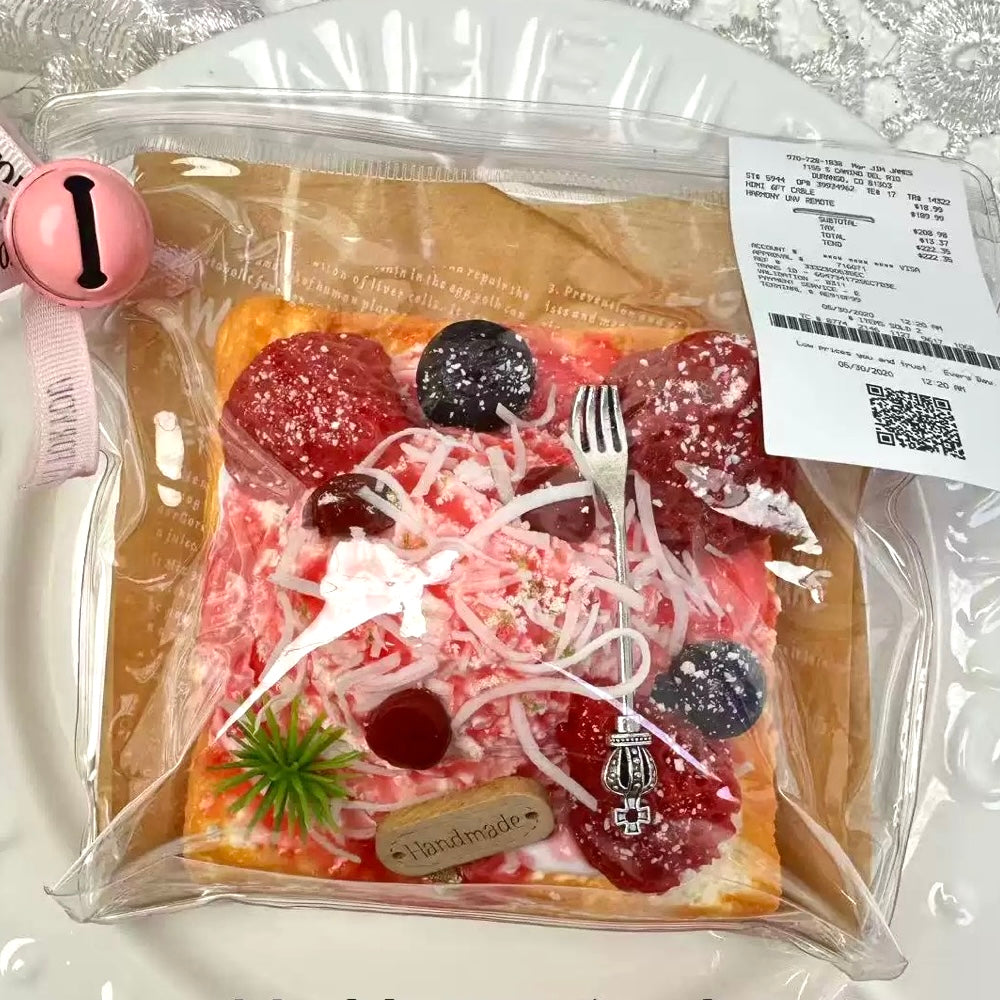 Strawberry Toast Taba Squishy-LIVE