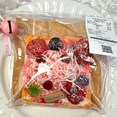 Strawberry Toast Taba Squishy-LIVE