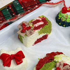 Christmas Rice Creamy Clay Slow Rebound Soft Squish Taba Squishy Sensory Fidget Toy for Stress Relief