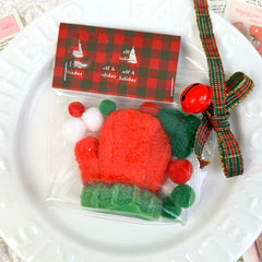 Christmas Gloves Creamy Clay Slow Rebound Soft Squish Taba Squishy Sensory Fidget Toy for Stress Relief