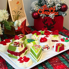 Christmas Snowman Creamy Clay Slow Rebound Soft Squish Taba Squishy Sensory Fidget Toy for Stress Reliefl