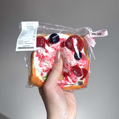 Strawberry Toast Taba Squishy-LIVE