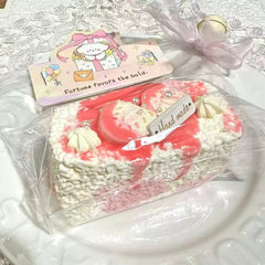 Strawberry Sauce Long Rice Ball Creamy Clay Slow Rebound Soft Squish Taba Squishy Sensory Fidget Toy for Stress Relief