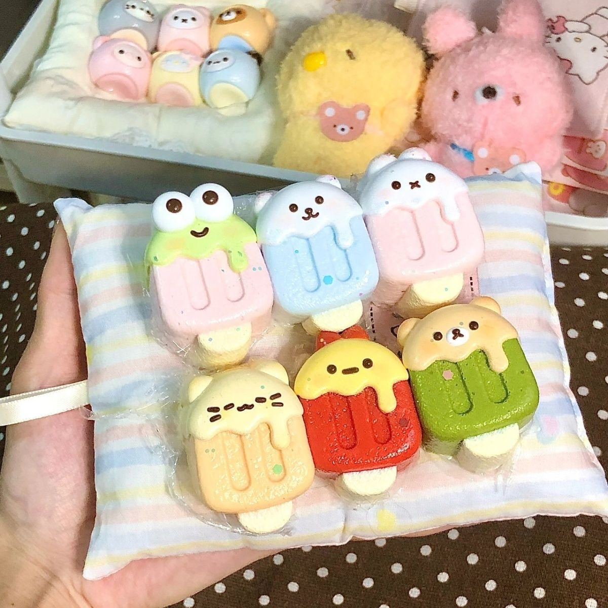 Ice Cream Creamy Clay Slow Rebound Soft Squish Taba Squishy Sensory Fidget Toy for Stress Relief