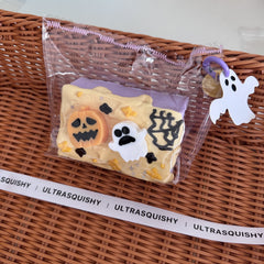 Halloween Pumpkin Goast Creamy Clay Slow Rebound Soft Squish Taba Squishy Sensory Fidget Toy for Stress Relief