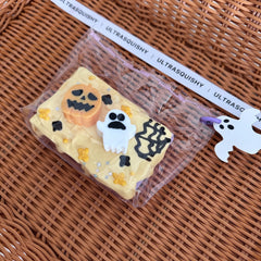 Halloween Pumpkin Goast Creamy Clay Slow Rebound Soft Squish Taba Squishy Sensory Fidget Toy for Stress Relief