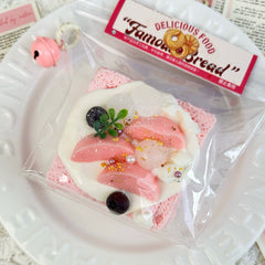 Peach Toast Creamy Clay Slow Rebound Soft Squish Taba Squishy Sensory Fidget Toy for Stress Relief