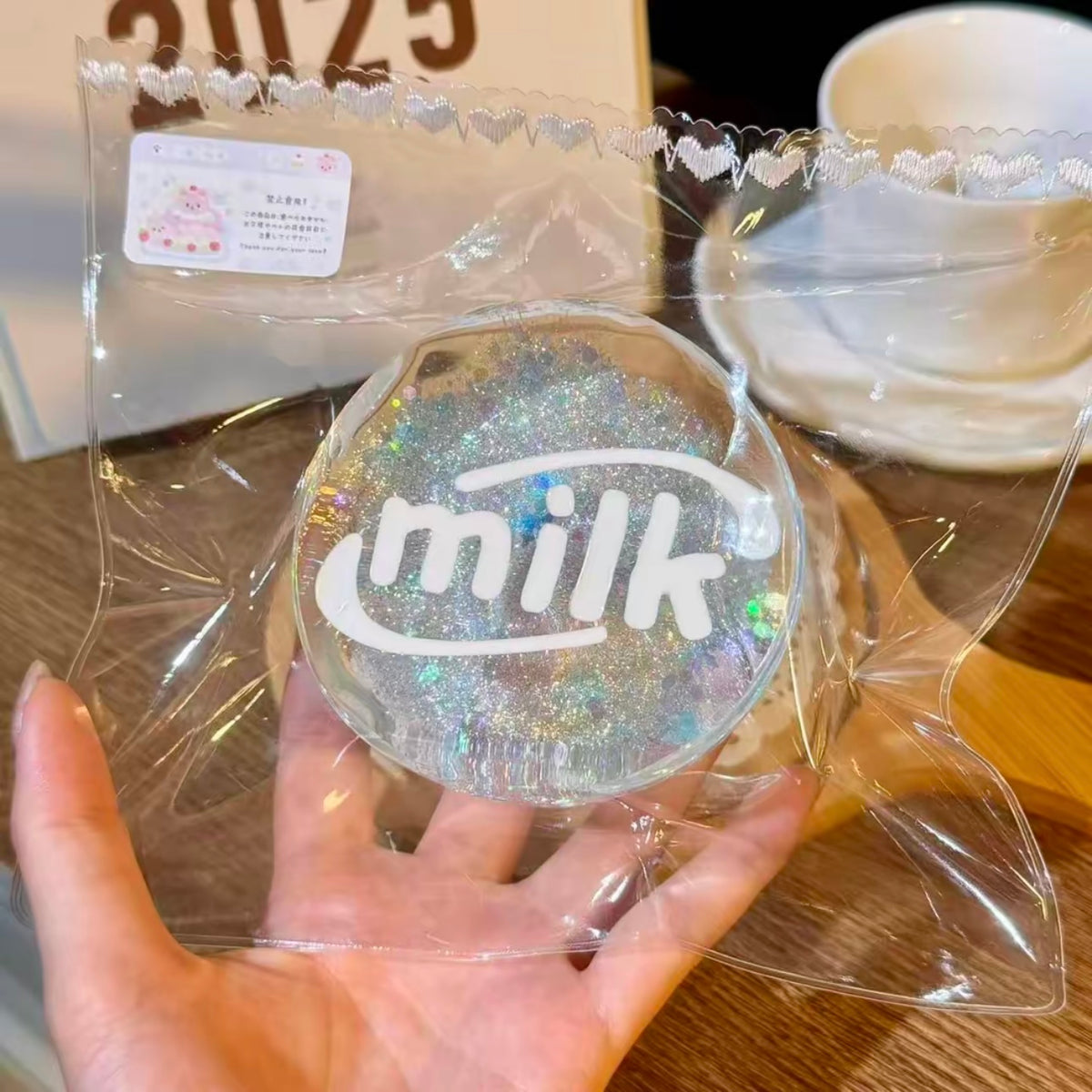 Clear Blue Glitter Milk-LIVE