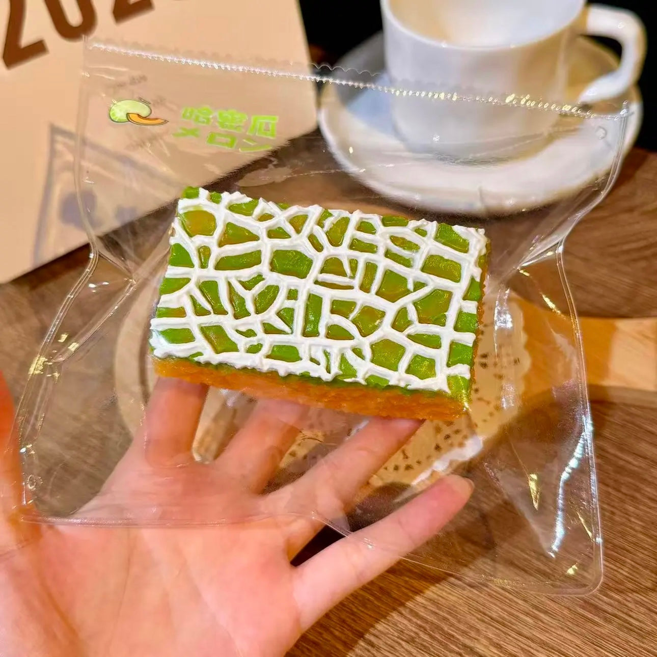 Cantaloupe Toast Squishy