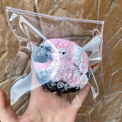 【Usquish】Bear Beach Round Toast Soft Ice Cream Texture Slow Rising