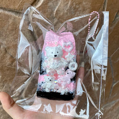 【Usquish】Bear Beach Rectangle Toast Soft Ice Cream Texture Slow Rising