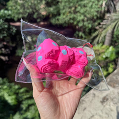 【Usquish】Hot Pink Bow Soft Cheese Texture Slow Rising Squishy