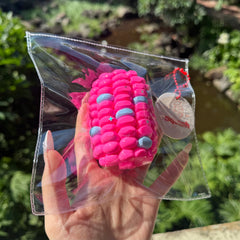 【Usquish】Hot Pink Corn Soft Cheese Texture Slow Rising Squishy