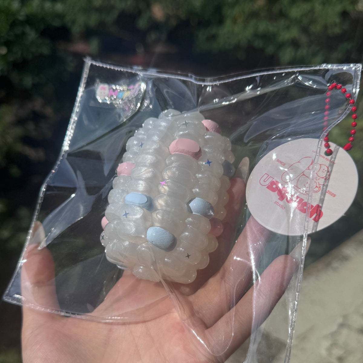 【Usquish】White Corn Soft Cheese Texture Slow Rising Squishy