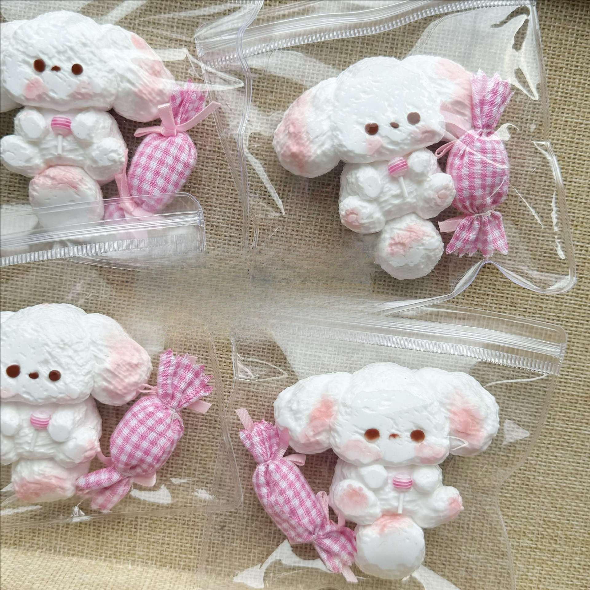 Poodle Puppy Creamy Clay Slow Rebound Soft Squish Taba Squishy Sensory Fidget Toy for Stress Relief