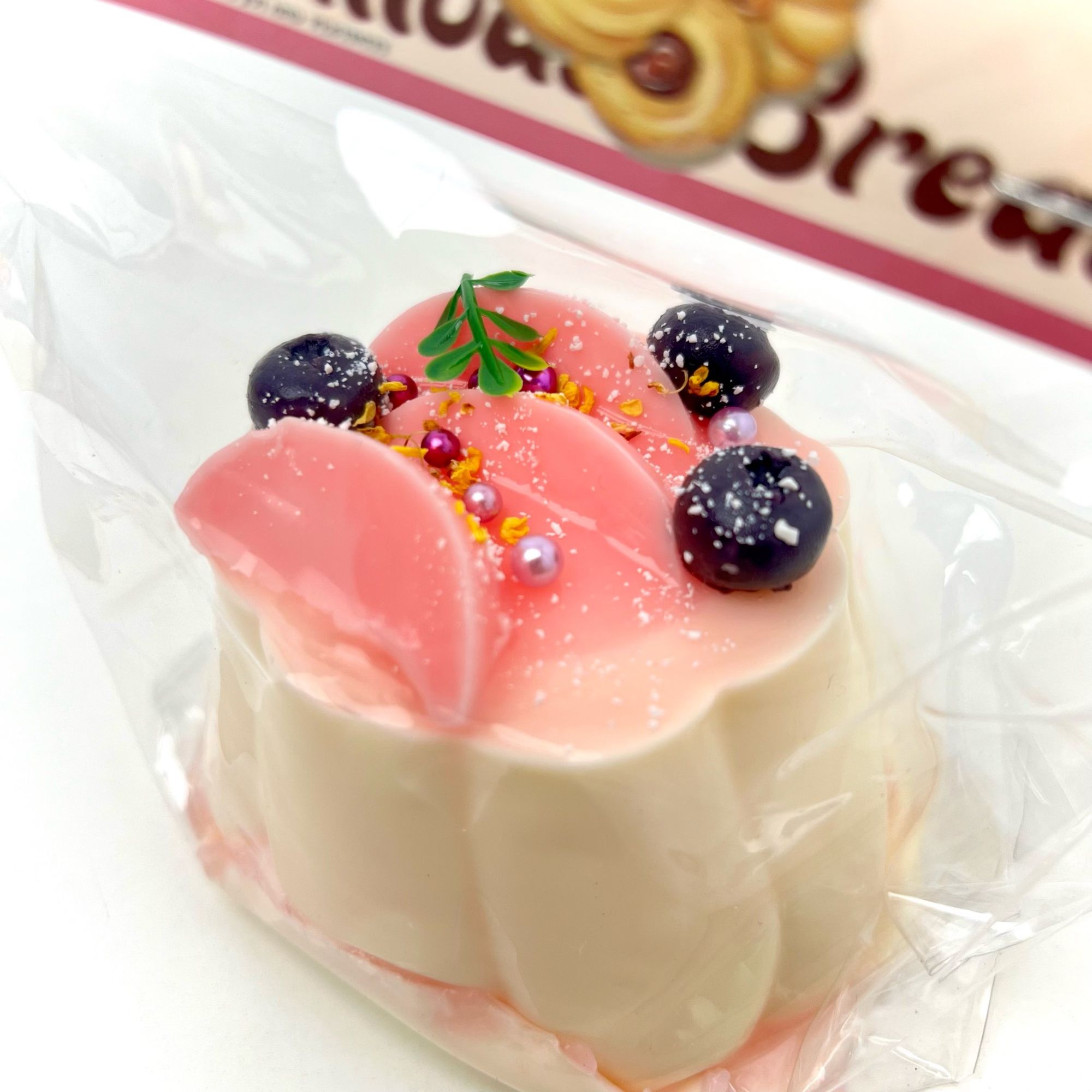 Peach Pudding Creamy Clay Slow Rebound Soft Squish Taba Squishy Sensory Fidget Toy for Stress Relief